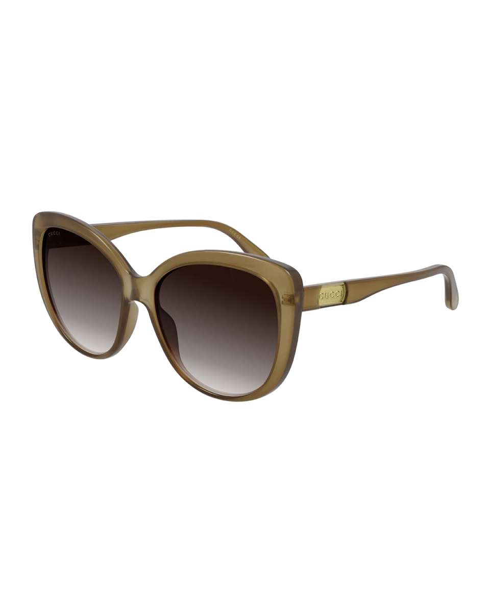 Oversized Acetate Cat-Eye Sunglasses